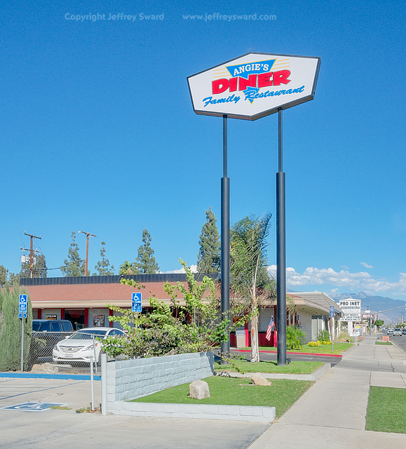 Angie's Diner, Hemet, California  Photograph by Jeffrey Sward