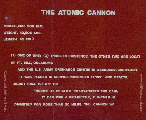 Atomic Cannon Junction City Kansas Photograph by Jeffrey Sward