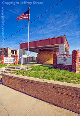 World's Largest Ball of Twine Cawker City Kansas photograph by Jeffrey Sward