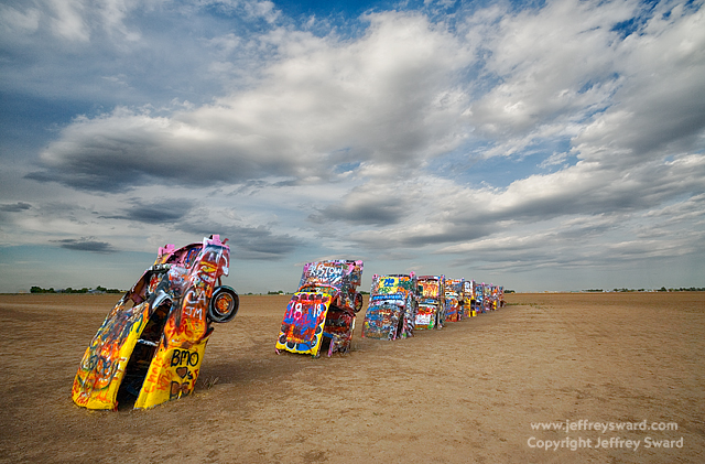 Cadillac Ranch Amarillo Texas Photograph by Jeffrey Sward