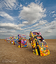 Cadillac Ranch, Amarillo, Texas photograph by Jeffrey Sward