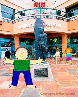 Flat Stanley and Flat Shirley Photograph by Jeffrey Sward