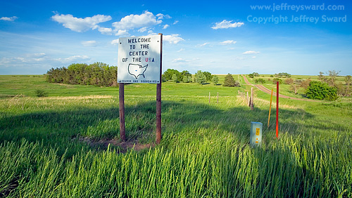 Geographical Center of 48 Contiguous States Lebanon Kansas Photograph by Jeffrey Sward