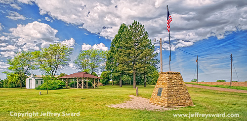 Geographical Center of 48 Contiguous States Lebanon Kansas Photograph by Jeffrey Sward
