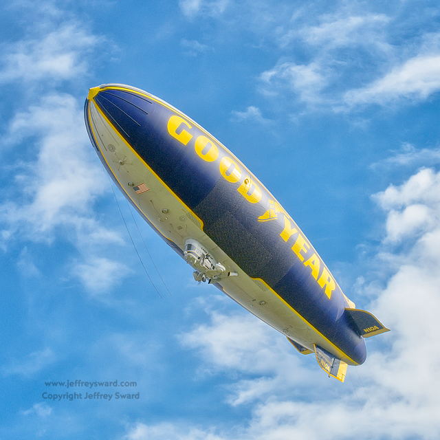 Goodyear Blimp Airship Operations Carson California Photograph by Jeffrey Sward