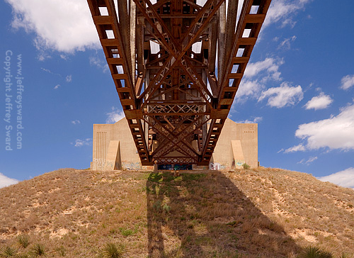 Mighty Samson Railroad Bridge near Liberal Kansas Photograph by Jeffrey Sward