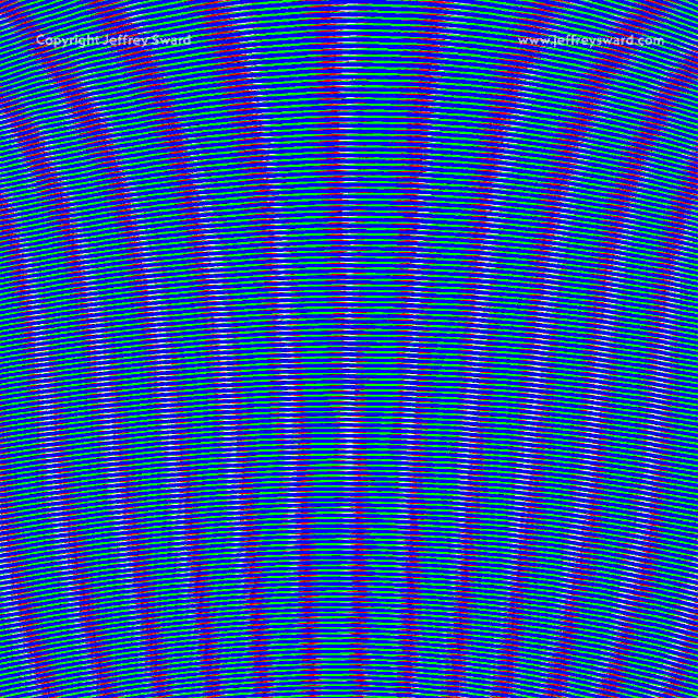 Moire Pattern Created by Jeffrey Sward