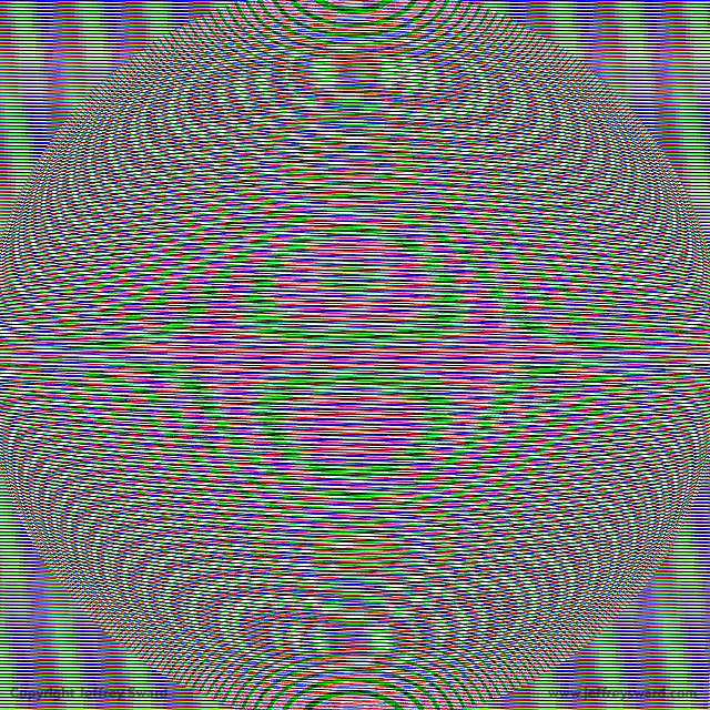 Moire Pattern Created by Jeffrey Sward