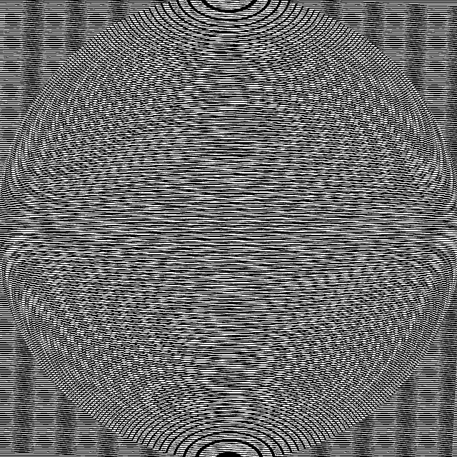 Moire Pattern Created by Jeffrey Sward
