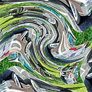 1958 Edsel manual spiral flat swirl pattern created by Jeffrey Sward