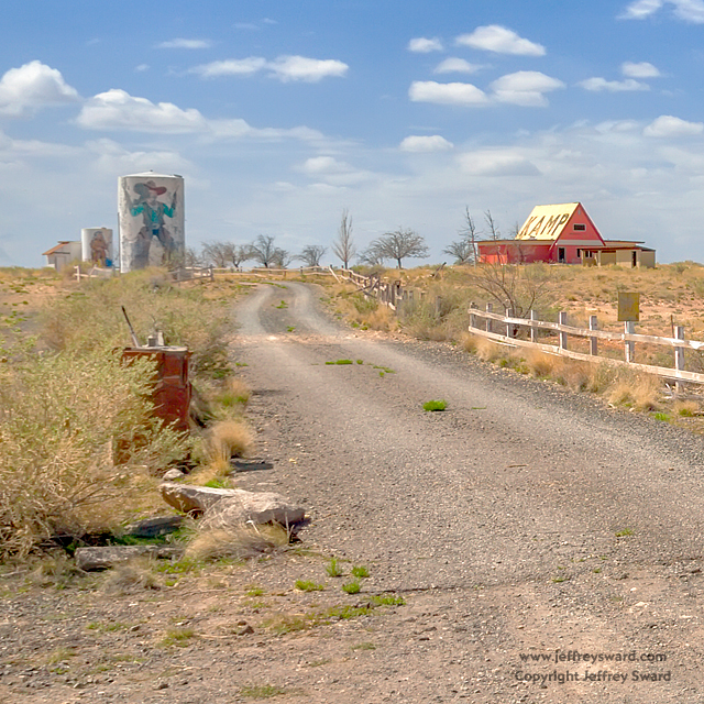 Two Guns Trading Post and Ghost Town, Two Guns, Arizona  
Photograph by Jeffrey Sward