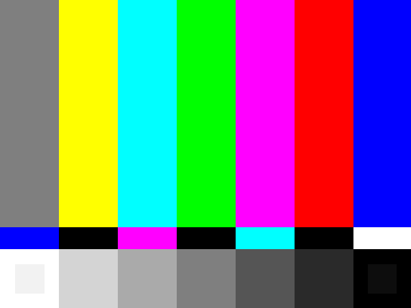 RGB Color Test Pattern Deign by Jeffrey Sward